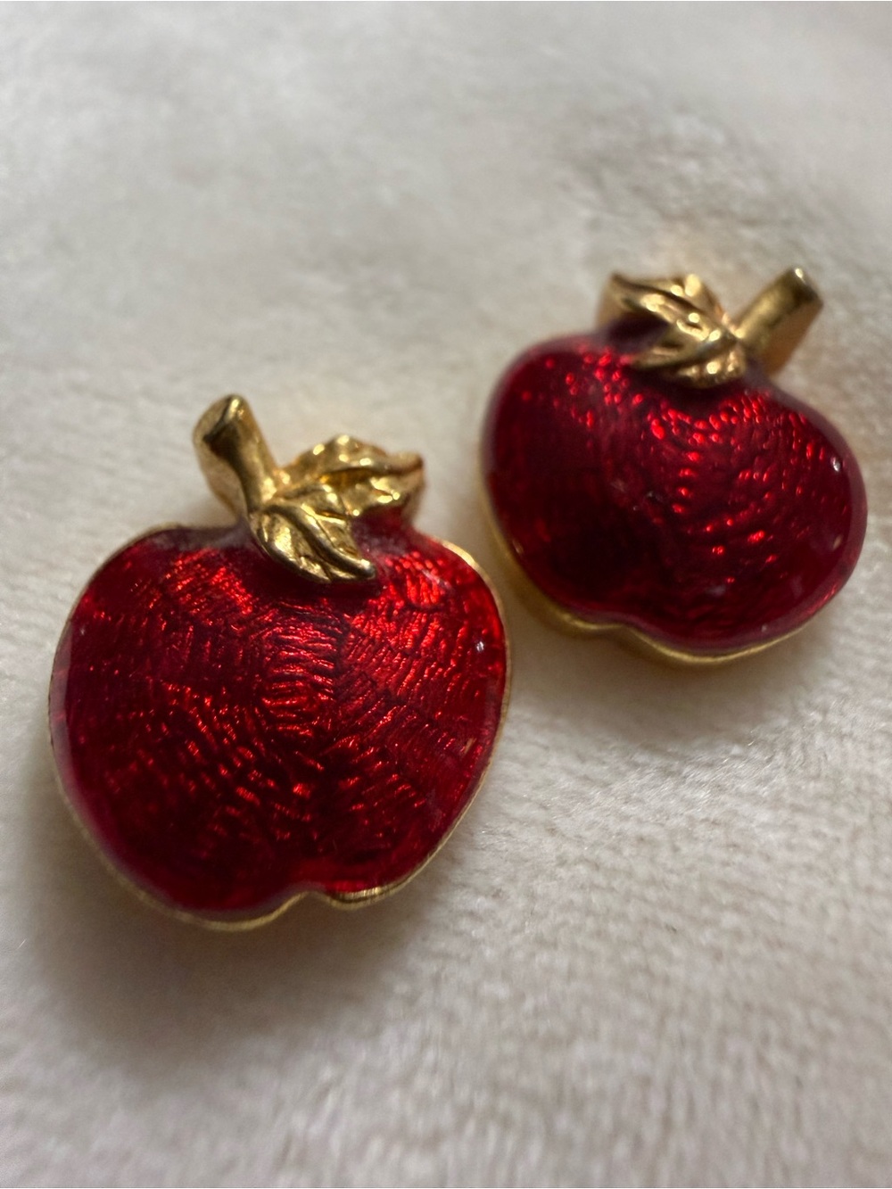 Avon Apple Harvest Earrings Vintage